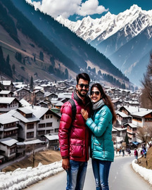 Manali couple 